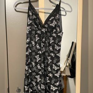 butterfly mini slip dress